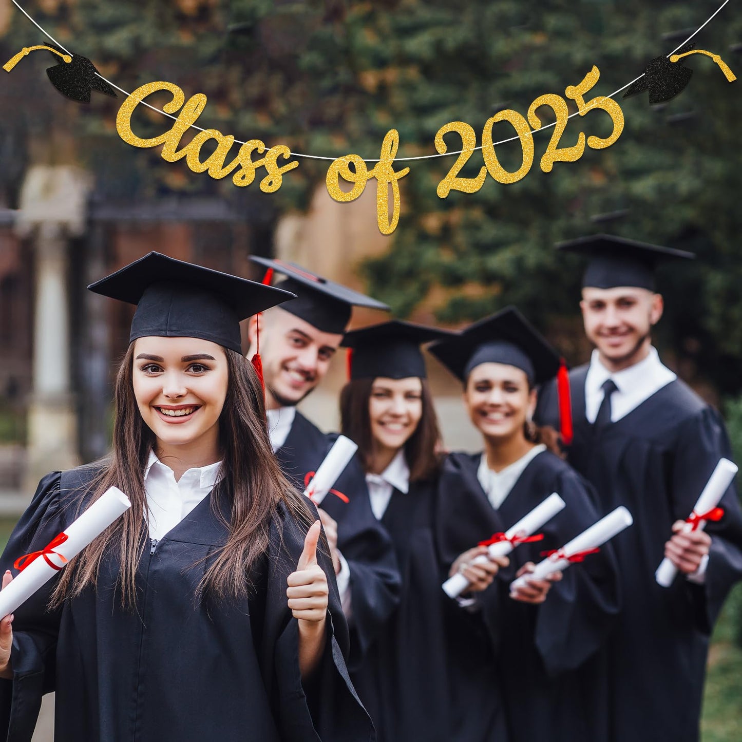 Class Of 2024 Banner - 2024 Graduation Decorations, Congrats Grad Decor, We Are So Proud Of You Banner, 2024 Senior High School
