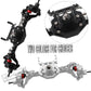 Rcarmumb RC Front Rear Portal Axle Upgrades Part for 1/10 Crawler Axial SCX10 90046/90047,Aluminum Alloy Front Rear Portal Axle