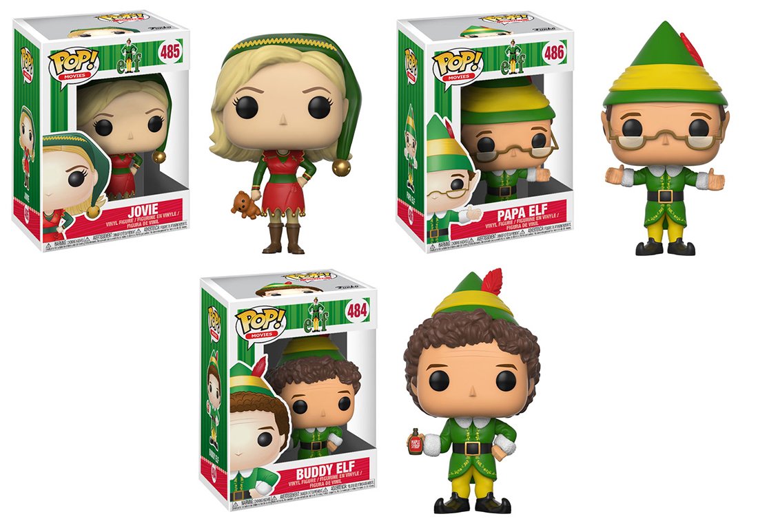 Funko Movies: Pop! Elf Collectors Set: Jovie, Buddy, Papa Elf Action Figure