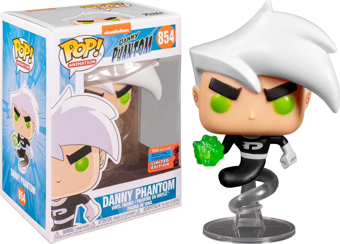 Funko Pop! Animation: Danny Phantom #854 Nycc 2020 Shared Exclusive