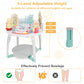 Honey Joy Baby Activity Center, 5 In 1 Infant Jumper & Standing Play Table W/ 360 Rotary Seat, 6 Toys, 3 Adjustable Heights, Lig