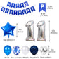 11Th Birthday Party Decoration For Boys, Happy Birthday Banner Blue Number 11 Birthday Balloons 11Th Birthday Latex Confetti Bal