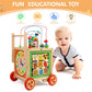 Wooden Activity Cube 6 In 1 Montessori Toys Educational Learning Sensory Toys For 1 Year Old 12-18 Months Boys Girls First Birthday Gifts For Baby Toddler Toys Age 1-2 Bead Maze Shape Sorter Abacus