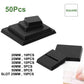 Evemodel Mixed Different Sizes Square Rectangle Bases For Wargames Tabletop (50Pcs-Square Bases)
