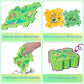 Yooyid Plastic Floor Puzzles For Kids With 2 Cute Vehicles, Puzzle Racer Kids Car Track Set, Montessori Toys For 3 4 5 6 Year Ol