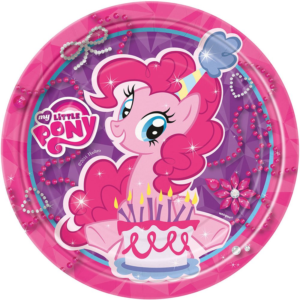 My Little Pony Dessert Paper Plates, 6.875, 8 ct