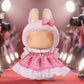 Unique Clothes Set For 17Cm Dolls - Elegant Plaid Skirt Bow Pearl Necklace Outfit Accessories For Dress Up Dolls Play & Collecto
