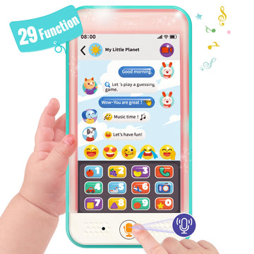 Toys For 1 Year Old Boy Toys, 29 Function Toy Phone Baby Toys 12-18 Months 1 Year Old Toys For 1 + Year Old Boy Baby Toys 6-12 M