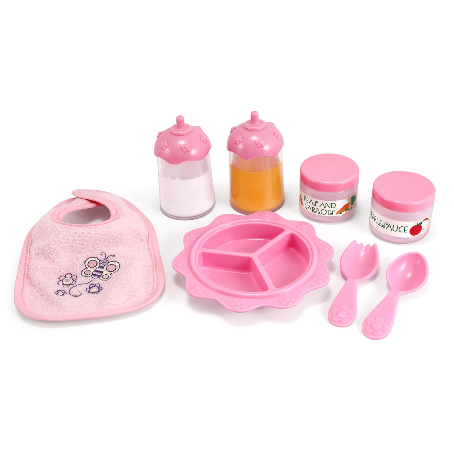 Melissa & Doug Mine To Love Time To Eat Doll Accessories Feeding Set (8 Pcs)