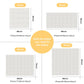 Shihanee Foam Floor Mats - 16 Pcs Interlocking Baby Tiles 11.81 x 11.81 - White Playroom Nursery Gym Flooring