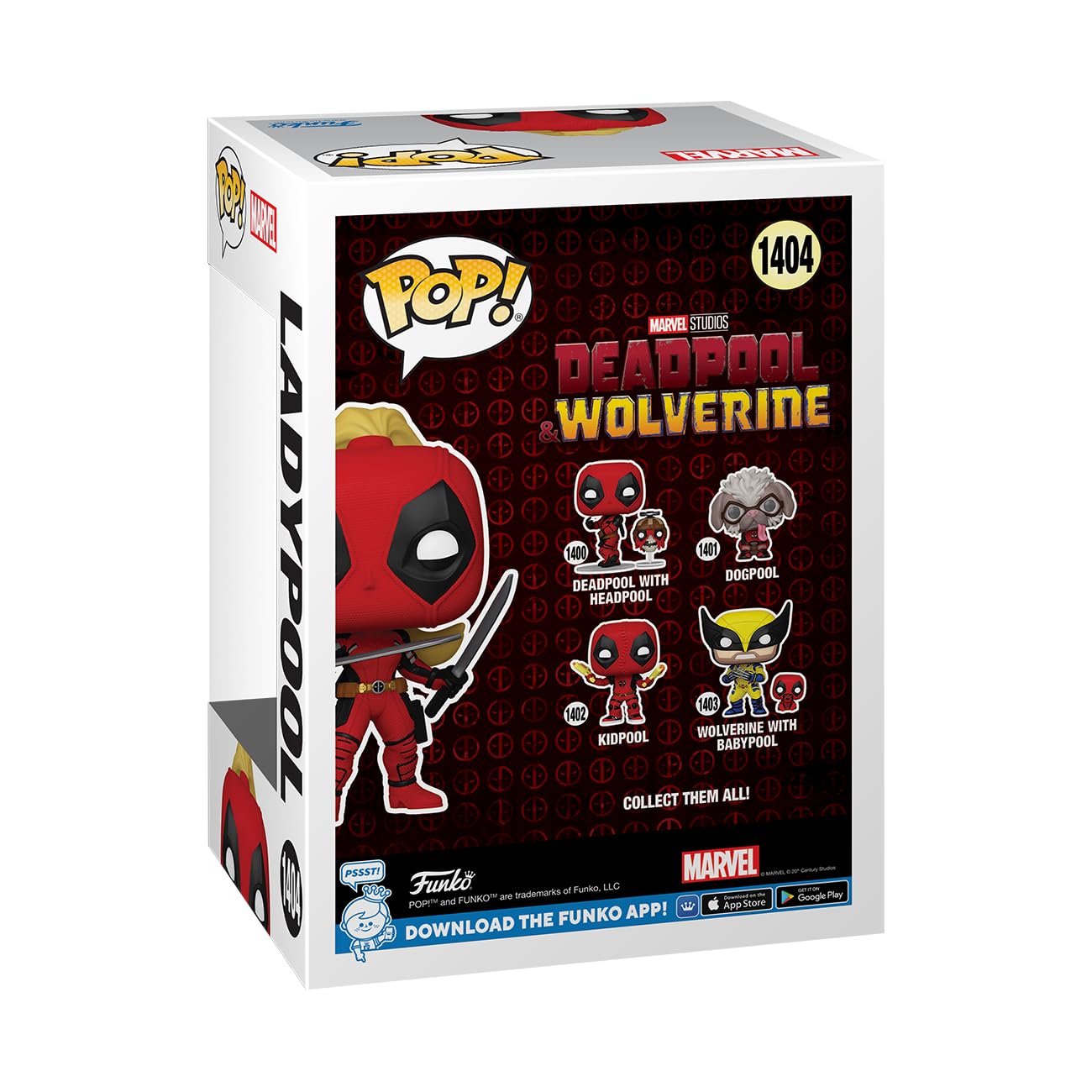 Funko Pop Marvel: Deadpool & Wolverine - Ladypool - Deadpool 3 - Collectable Vinyl Figure - Gift Idea - Official Merchandise - F