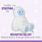 1I4 Group Warm Pals - Yeti - Cozy Lavender Scented Plush Toys - Stuffed Animal - Coolable Bedtime Comfort Plushie