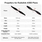 Radiolink A560 Original 2Pcs 8'' Propellers GEMFAN 8038 CCW Wing Props Replacement Accessories for RC Drone, Airplane (Set of 2)