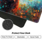Highland Cow And Flowers For Mtg & Tcg Playmat Mouse Pad,Bfdhgqzc 24'' X 14'' Game Mat For Mtg/Rpg/Ccg Trading Card Game Playmat