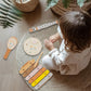 Wooden Musical Instruments Set for Toddlers 1-3, Natural Wood Percussion Instruments Xylophone Gift Set for Girls Boys Kids ,Pre