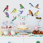 PerKoop 10 Pcs Bird Party Decorations Tropical Bird Honeycomb Paper Cutouts Jungle Rainforest Theme Hanging Parrot Bird Birthday