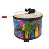 Remo KD-5080-01 Kids Percussion Floor Tom Drum - Fabric Rain Forest  10
