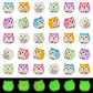 Fexia 30Pcs Mini Resin Owls Collection Mini Resin Animals To Hide Tiny Glow In The Dark Figures For Aquariums Dollhouses Fairy G