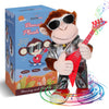 Swtoipig Dancing Monkey Plush Toy, Stuffed Toys, Dancing Singing, Body Shaking, And Guitar Shaking, Punk Molding, One Button Con