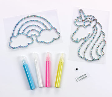 Creativity For Kids Window Art Craft Kit: Magical - Create Your Own Window Art- Unicorn Suncatcher Kit For Kids