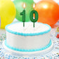 10th Birthday Candles Cake Numeral Candles Happy Birthday Cake Candles Topper Decoration for Birthday Wedding Anniversary Celebr