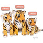Berry President Stuffed Animal Toys, Plush Toys, Sitting Tiger Stuffed Toys, Lifelike And Lovely Animal Dolls, Gifts For 3+ Boys And Girls (Yellow, 9.4 In)