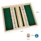 Gothink Wooden Shut The Box Game - Dice Game For 2 Player, Board Game, Classics Tabletop Version With 4Pcs Dices, Popular Pub Bo