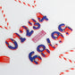 Blue Red 1st Birthday Candle for Boys Girls - Birthday Party Cake Decorations, Number 1 Cake Topper, Cartoon Game Themed Party D