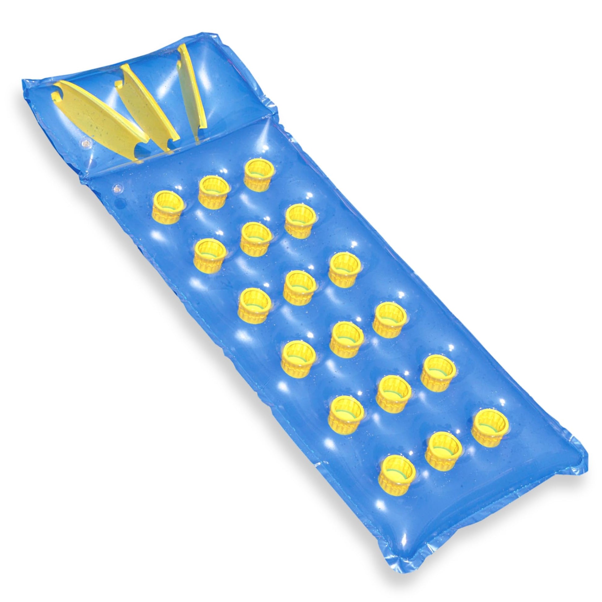 Swimline 9035 Inflatable Pool Mattress with 18 Air Pockets( Colors May Vary) , Blue