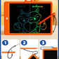 Bravokids LCD Writing Tablet 10 Inch Doodle Board, Orange, Educational Drawing Pad for Kids 3-8 Years Old
