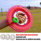 Tianyuefly Kite Reel And String Spool, 8.7Inches Dia With 1200Ft Line, Winder With Lock And Connector For Kids & Adults (Red)
