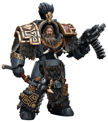 Joytoy Warhammer 40K 1/18 Action Figures, Space Wolves Varagyr Wolf Guard Squad Varagyr Terminator 2 Perfect For Collectors & De