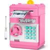 Piggy Bank For Boys Girls, Vcertcpl Atm Coin Bank Money Saving Box With Password, Kids Safe Money Jar With Auto Grab Bill Slot,