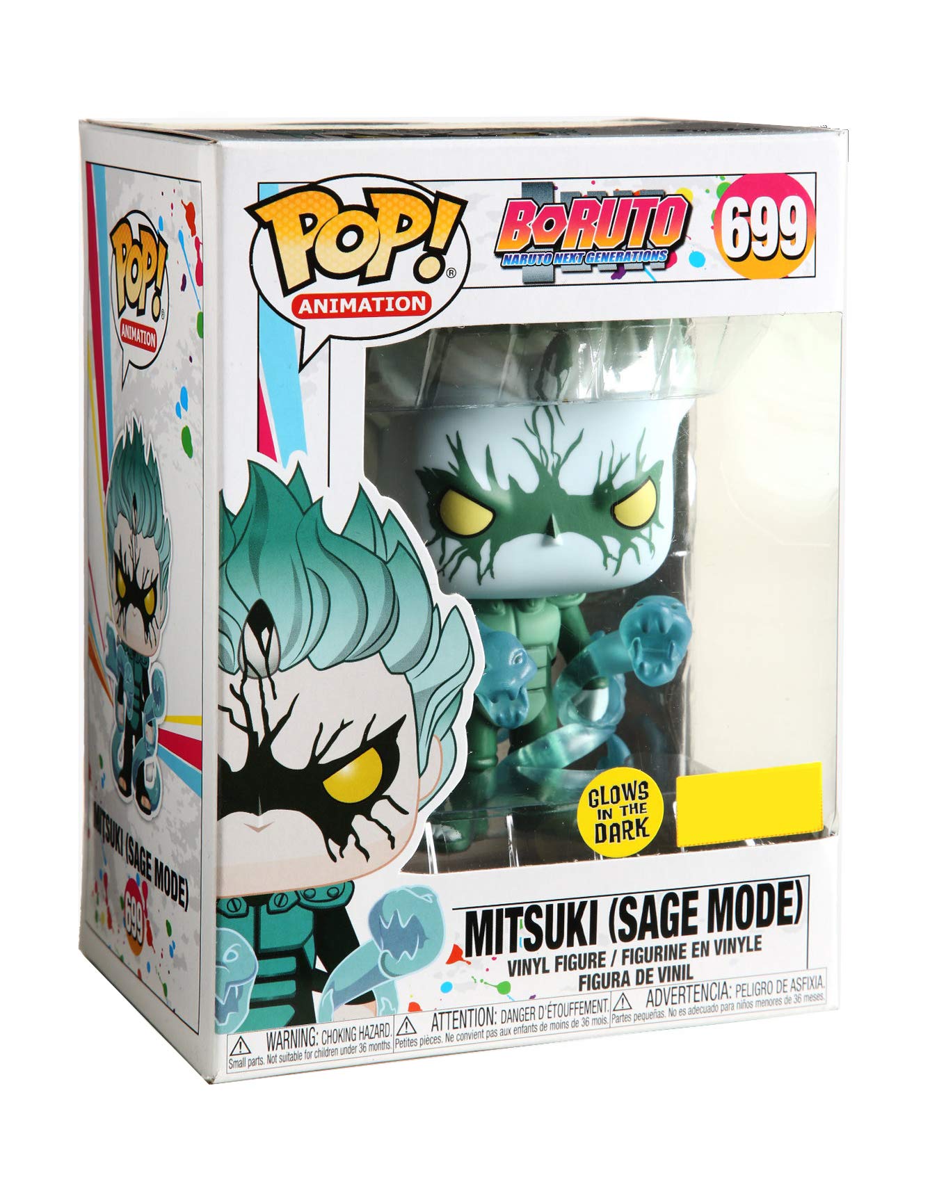 Funko Pop! Animation Mitsuki Sage Mode Glow in the Dark, Multi-coloured, One Size, Model 46079 - Hot Topic Exclusive