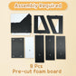 Imprsv Marquee Numbers Black Birthday Decorations: Large 4 Feet Tall Light Up Numbers 1St 21St First Party Decor Big Mosaic Card