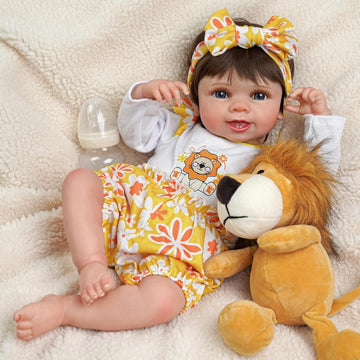 Babeside Reborn Baby Dolls, 20Inch Cute Soft Vinyl Realistic-Newborn Baby Dolls Poseable Real Life Lifelike Baby Dolls W/Doll Ac