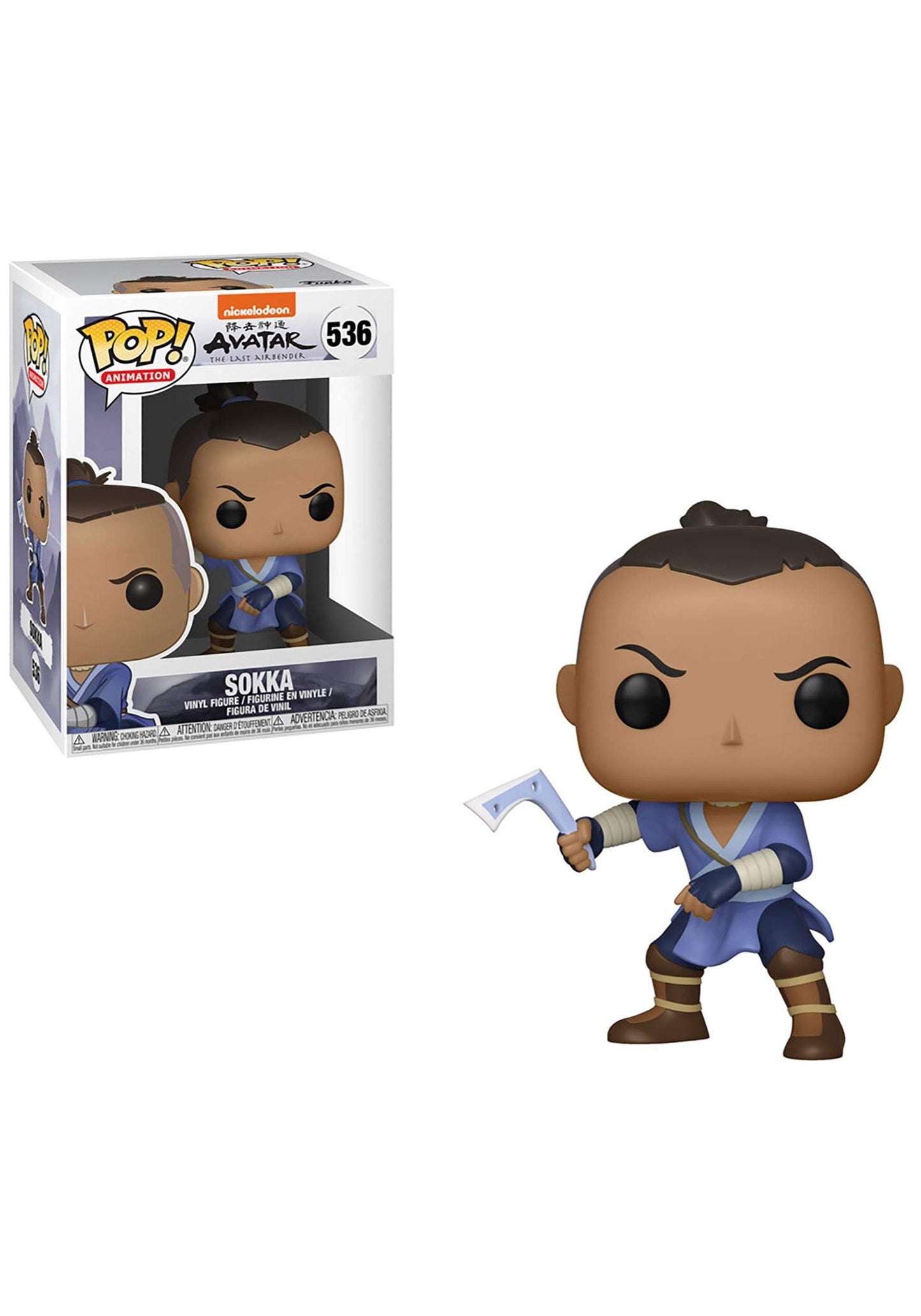 Pop Animation: Avatar - Sokka Toy, Multicolor, Standard