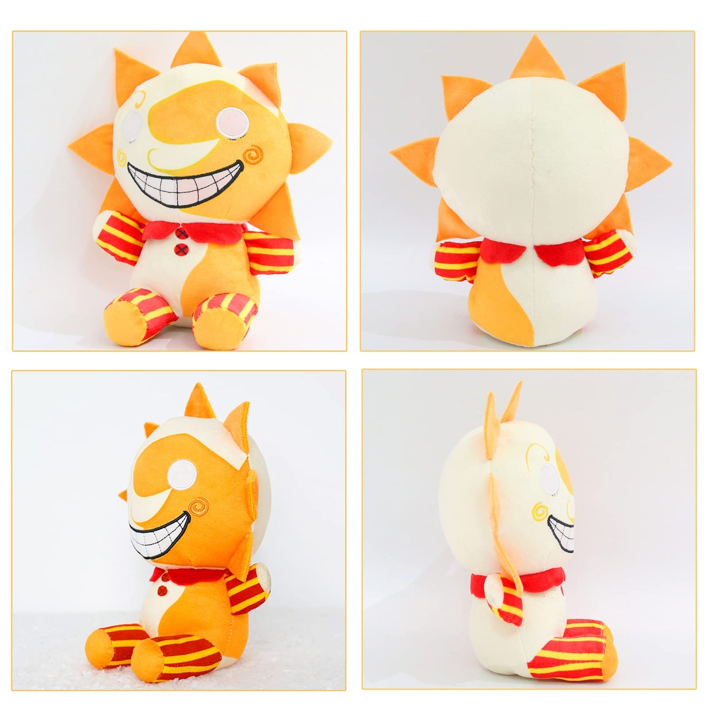 Tzmapu Sundrop And Moondrop Plush Security Breach Plush, Clown Figure And Collection Stuffed Animals Plush Toys,Birthday Christm