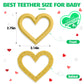 Feiscs Baby Teether Silicone Teething Toys For Babies 6-12 Months 0-6 Months,Baby Chew Toys Teething Relief,Gifts For Baby,Bpa-F