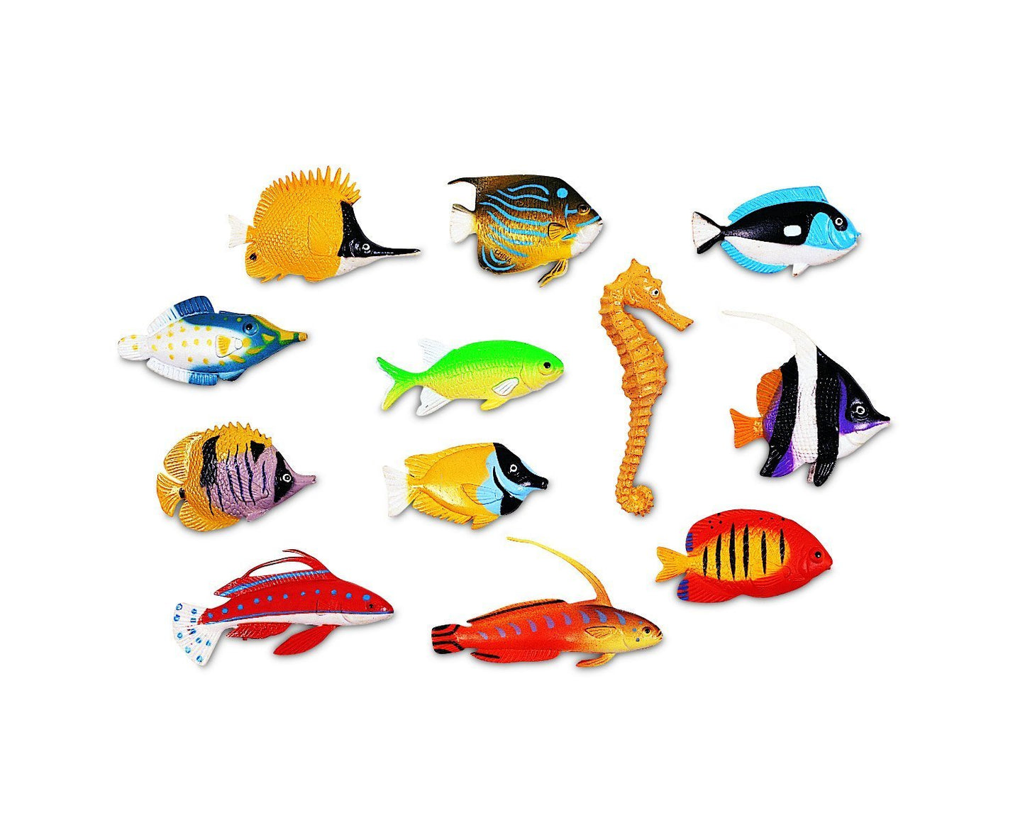 Learning Resources Fun Fish Counters - 60 Multi-Color Plastic Educational Toys for Kids, Ages 3+, Model LER0407