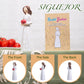 Siguejor Teacher Gifts,Grateful Heart,Hand-Painted Resin Figurines Of Woman Holding Red Apple, To Express Appreciation For Teach