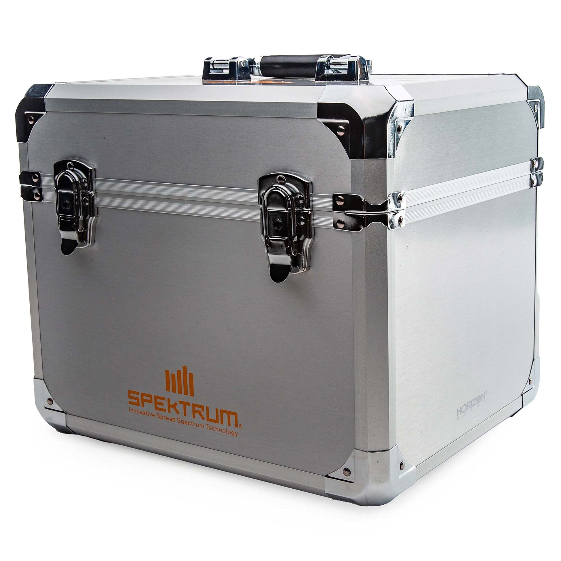 Spektrum Dual Aluminum Stand Up Transmitter Case, Spm6726, Small