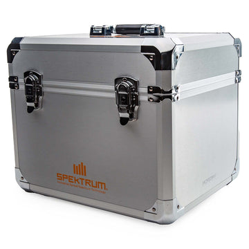 Spektrum Dual Aluminum Stand Up Transmitter Case, Spm6726, Small