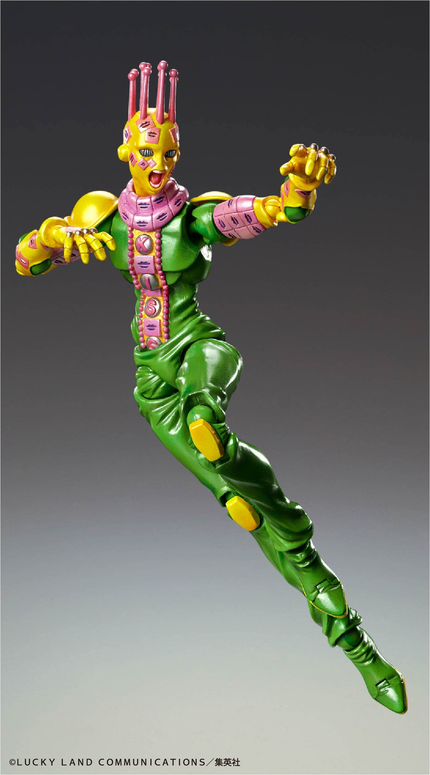 Medicos Jojo’S Bizarre Adventure Part 6: Kiss Chozokado Super Action Statue Figure, Multicolor