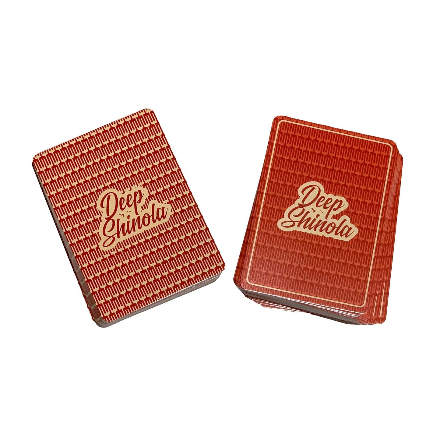 SolidRoots Ma's Deep Shinola Card Game - Red Paper Playing Cards, Model 00045