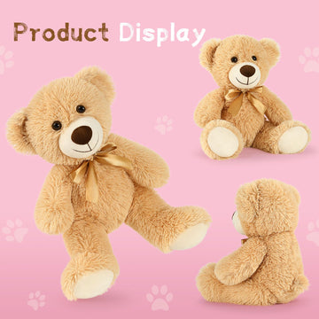 Maogolan Bulk Teddy Bear Baby Shower, 20 Packs Small Teddy Bear Stuffed Animals In Bulk,13.5 '' Small Stuffed Bears Plush For We