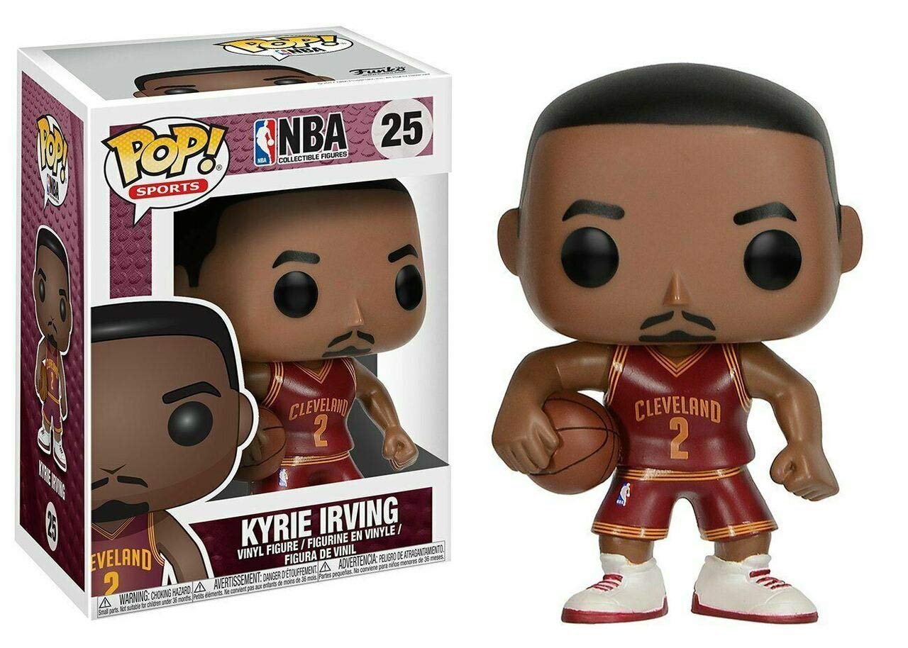 Funko POP NBA Kyrie Irving Vinyl Figure - 3.75 inches, Black, Model 21827