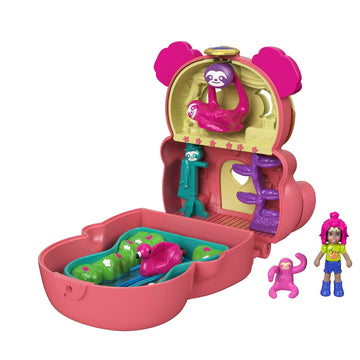 Polly Pocket Flip And Find Sloth Compact
