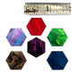 C4Labs Blank Hexagon Game Tokens - Pack Of 30 - Color Options (Nebula Lagoon, One Pack Of 30 Tokens)