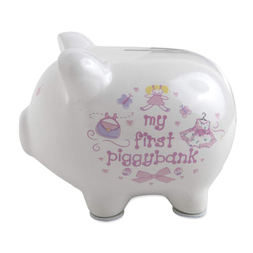 Baby Essentials My First Piggy Bank, Baby'S First Piggy Banks For Boys And Girls (Pink)